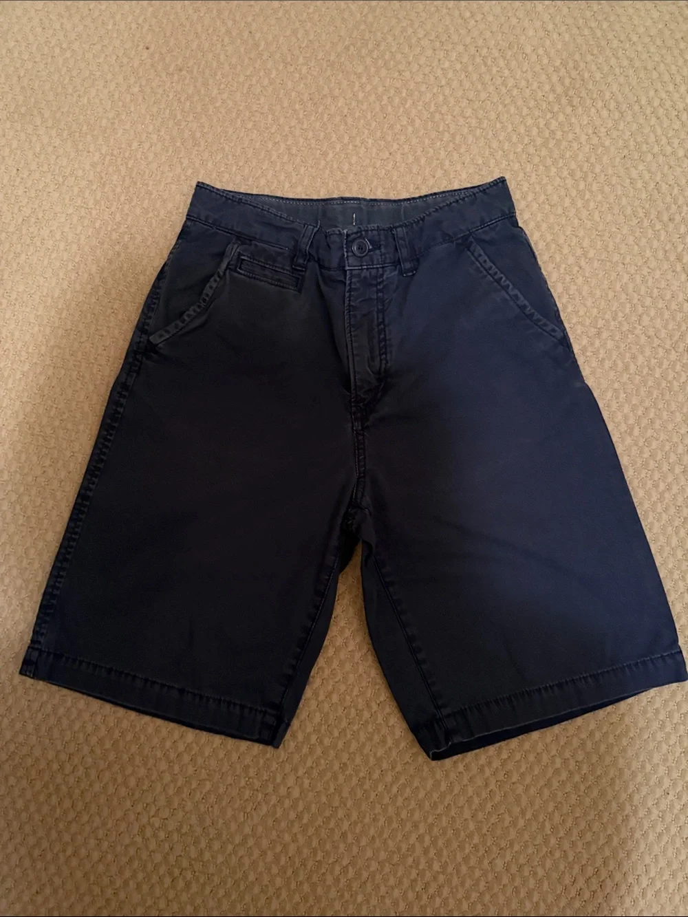 GAP Kids Boys 5 Pocket Cotton Navy Blue Shorts with Adjustable Waist- Size 14